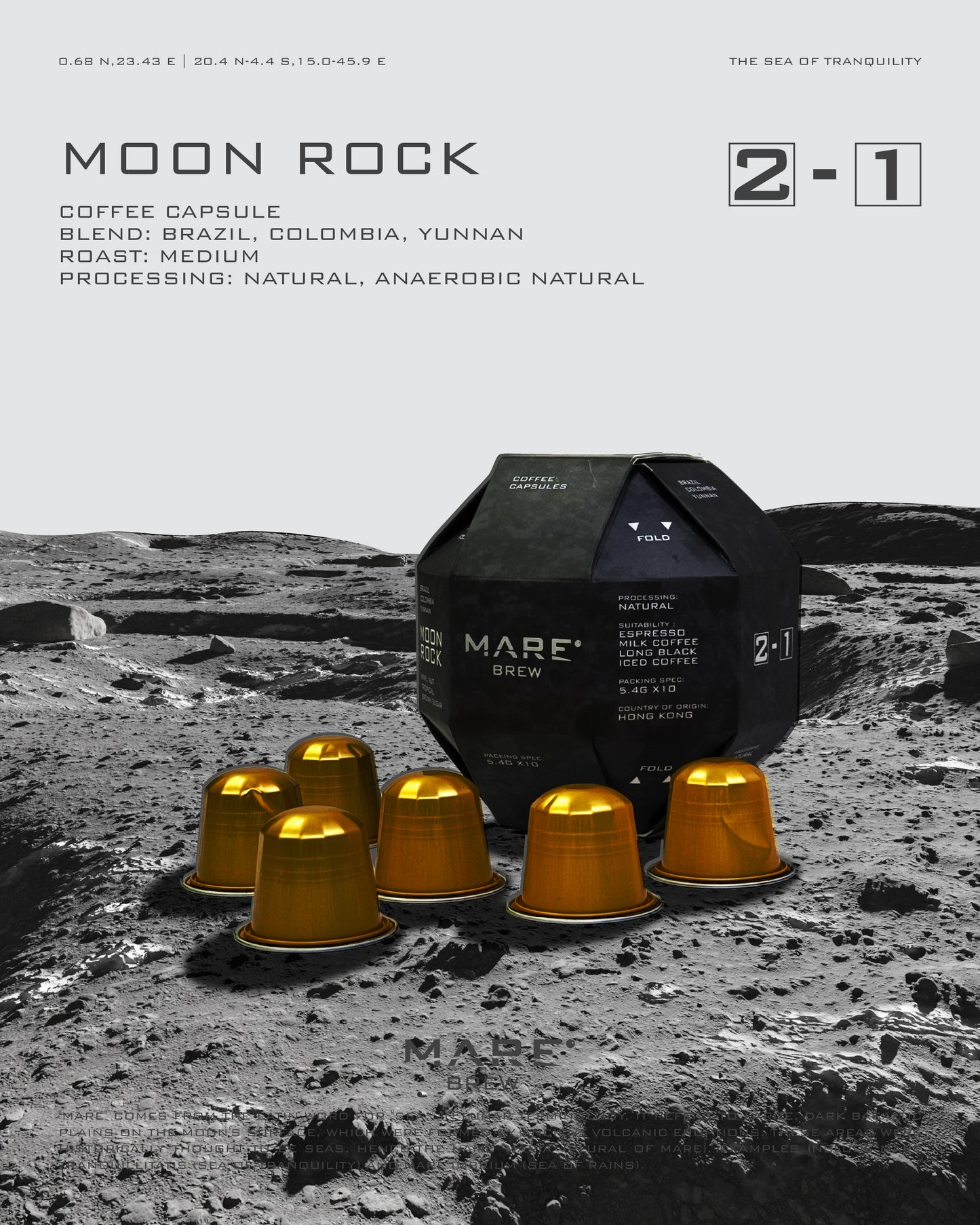 2 - 1 - MOON ROCK COFFEE CAPSULE
